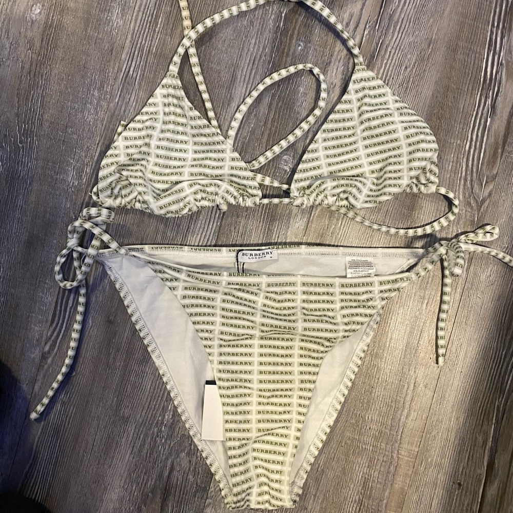 Burberry 2 piece bathing suit